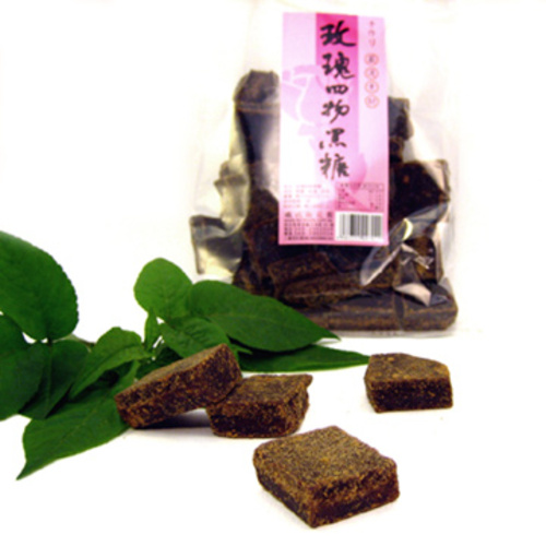 埔里名產－手工玫瑰四物黑糖塊